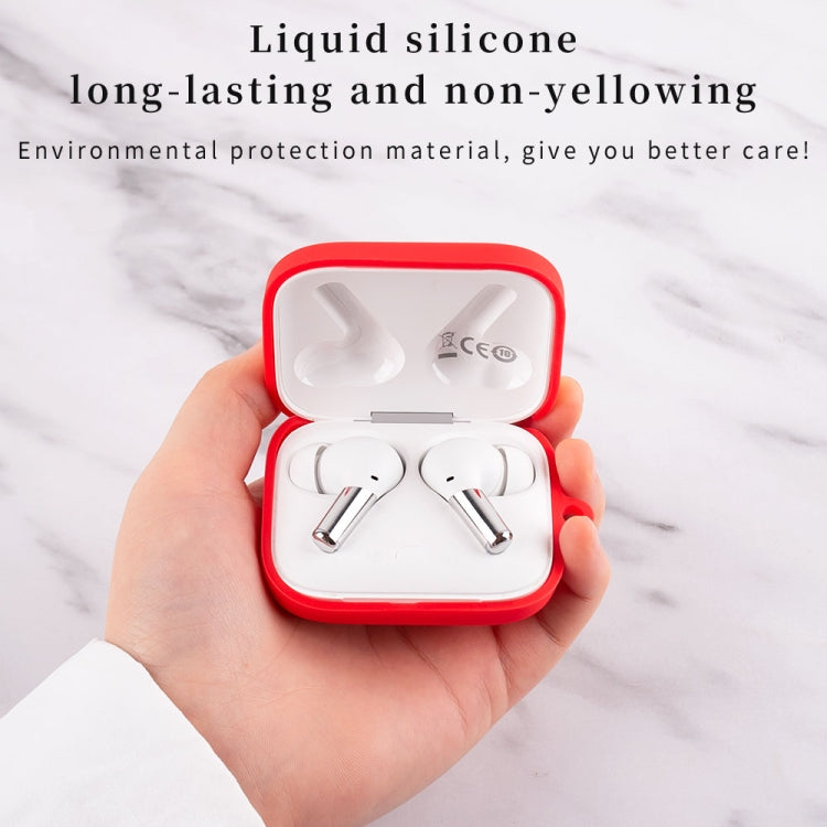 Custodia protettiva per auricolari in silicone con gancio, For Boat Airdopes 381, For Boat Airdopes 402, For Boat Airdopes 441, For OnePlus Buds Pro