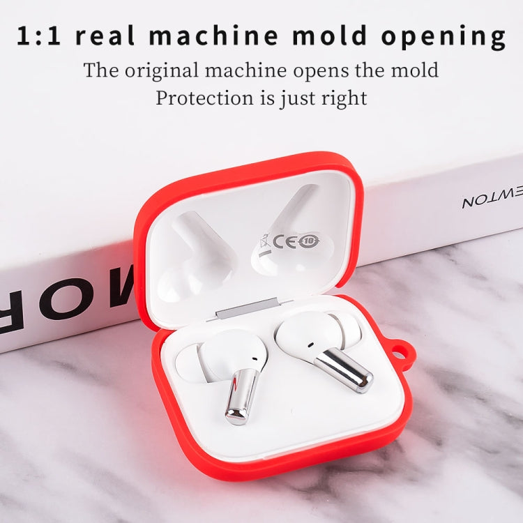 Custodia protettiva per auricolari in silicone con gancio, For Boat Airdopes 381, For Boat Airdopes 402, For Boat Airdopes 441, For OnePlus Buds Pro
