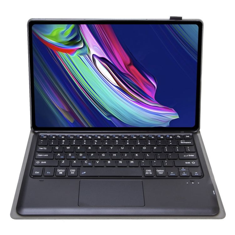 Custodia in pelle per tastiera Bluetooth staccabile in TPU AM17-A con staffa e touchpad, AM17-A