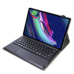 Custodia in pelle per tastiera Bluetooth staccabile in TPU AM17-A con staffa e touchpad, AM17-A