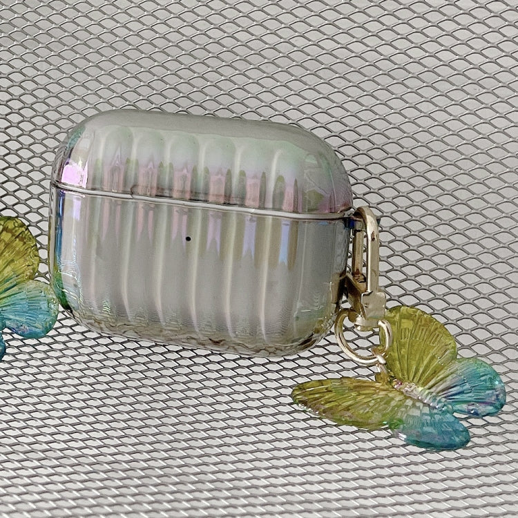 Custodia per AirPods Pro con chiusura a farfalla colorata