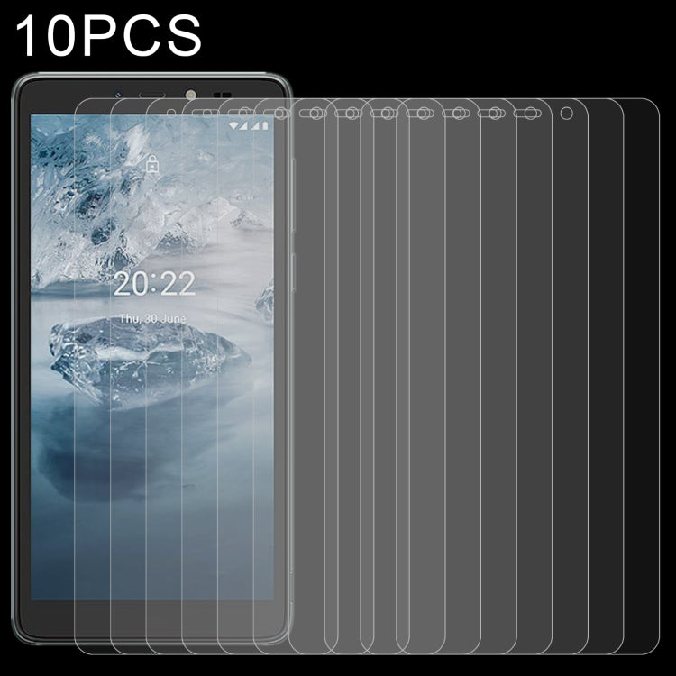 10 pellicole in vetro temperato da 0,26 mm 9H 2,5D, For Vodafone Smart V12 (10 PCS), For Nokia C2 2nd Edition (10 PCS), For Nokia C21 (10 PCS), For Nokia C21 Plus (10 PCS), For ZTE nubia Z40 Pro (10 PCS)