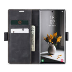 Custodia portafoglio in pelle per Samsung Galaxy S22 Ultra