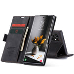 Custodia portafoglio in pelle per Samsung Galaxy S22 Ultra