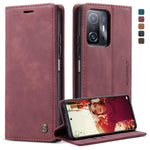 Custodia portafoglio in pelle per Samsung Galaxy S22 Ultra