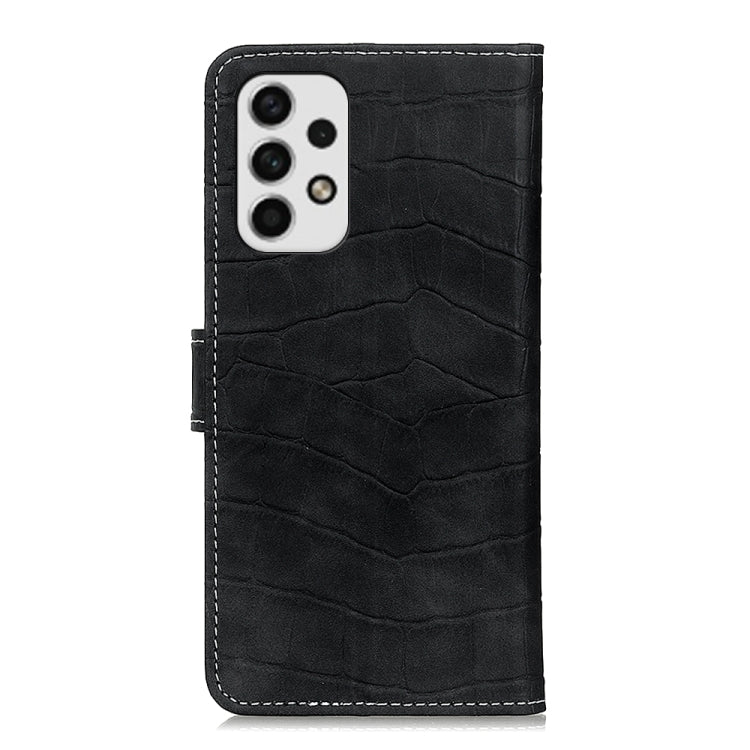 Custodia per telefono in pelle flip con struttura in coccodrillo, For Samsung Galaxy A23 4G, For vivo S12 / V23 5G, For Wiko Y82