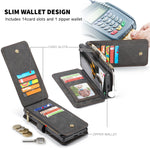 CaseMe-007 Cassa del telefono di cuoio multifunzionale staccabile, For Samsung Galaxy Note20, For Samsung Galaxy Note20 Ultra, For Samsung Galaxy S21 5G, For Samsung Galaxy S21+ 5G, For Samsung Galaxy S21 Ultra 5G, For Samsung Galaxy S22 5G            ...