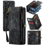Custodia portafoglio in pelle flip per Samsung Galaxy S22 Ultra