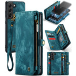 Custodia portafoglio in pelle flip per Samsung Galaxy S22 Ultra