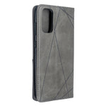 Custodia portafoglio in pelle con rotazione per Galaxy S20