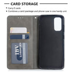 Custodia portafoglio in pelle con rotazione per Galaxy S20