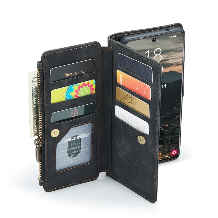 Custodia in pelle per telefono multifunzionale CaseMe C30 con supporto, slot per schede e portafoglio, For Samsung Galaxy S22 5G, For Samsung Galaxy S22+ 5G, For Samsung Galaxy S22 Ultra 5G