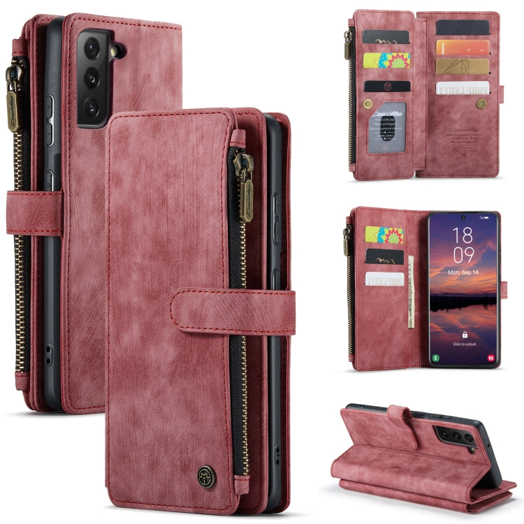 Custodia in pelle per telefono multifunzionale CaseMe C30 con supporto, slot per schede e portafoglio, For Samsung Galaxy S22 5G, For Samsung Galaxy S22+ 5G, For Samsung Galaxy S22 Ultra 5G