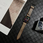 Cinturino in vera pelle per Apple Watch Series, 7 41mm / 6&SE&5&4 40mm / 3&2&1 38mm, 7 45mm / 6&SE&5&4 44mm / 3&2&1 42mm