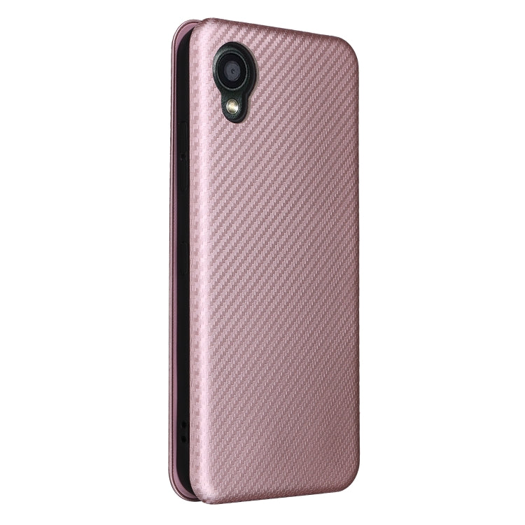 Custodia per telefono in PU con vibrazione orizzontale magnetica in fibra di carbonio, For Kyocera DIGNO BX2, For Ulefone Note 12P