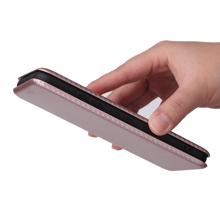 Custodia per telefono in PU con vibrazione orizzontale magnetica in fibra di carbonio, For Kyocera DIGNO BX2, For Ulefone Note 12P