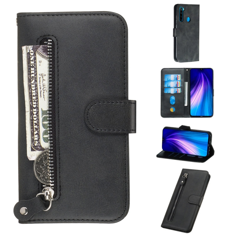Custodia portafoglio in pelle PU per Xiaomi Redmi Note 8 Pro