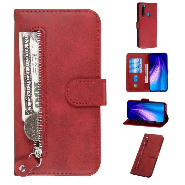 Custodia portafoglio in pelle PU per Xiaomi Redmi Note 8 Pro