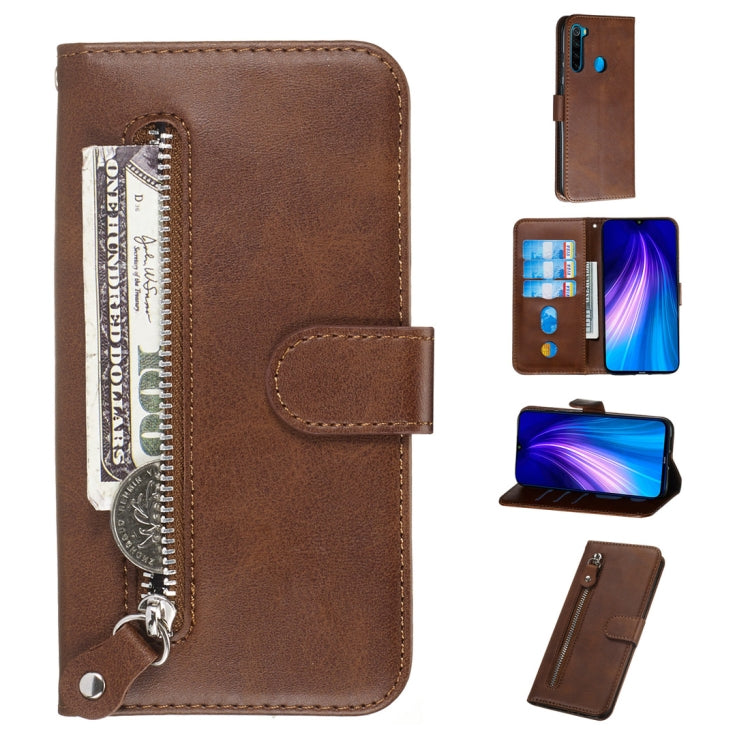 Custodia portafoglio in pelle PU per Xiaomi Redmi Note 8 Pro