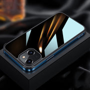 Struttura in metallo SULADA + vetro nano + custodia per telefono in TPU, For iPhone 13 mini, For iPhone 13, For iPhone 13 Pro