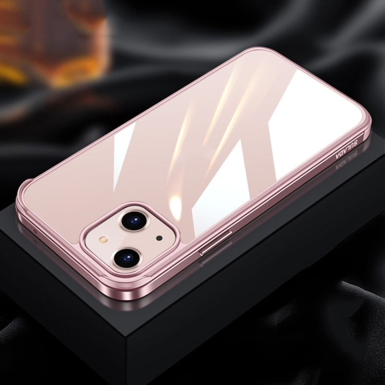 Custodia TPU con vetro nano e metallo per iPhone 13