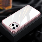 Custodia TPU con vetro nano e metallo per iPhone 13