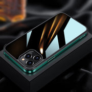 Struttura in metallo SULADA + vetro nano + custodia per telefono in TPU, For iPhone 13 Pro Max