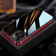 Struttura in metallo SULADA + vetro nano + custodia per telefono in TPU, For iPhone 13 Pro Max