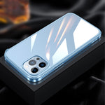 Custodia TPU con vetro nano e metallo per iPhone 13 Pro Max