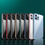 Custodia TPU con vetro nano e metallo per iPhone 13 Pro Max