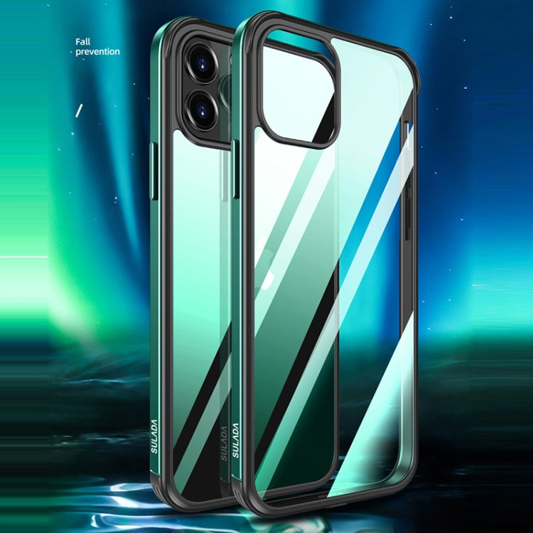 Custodia TPU con vetro nano e metallo per iPhone 13 Pro Max