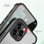 Custodia TPU con vetro nano e metallo per iPhone 13 Pro Max