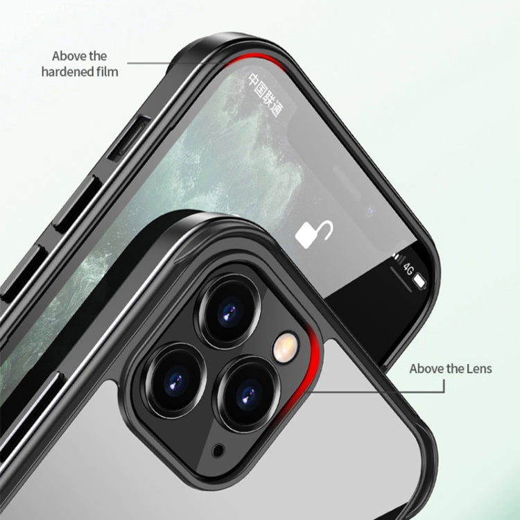 Custodia TPU con vetro nano e metallo per iPhone 13 Pro Max