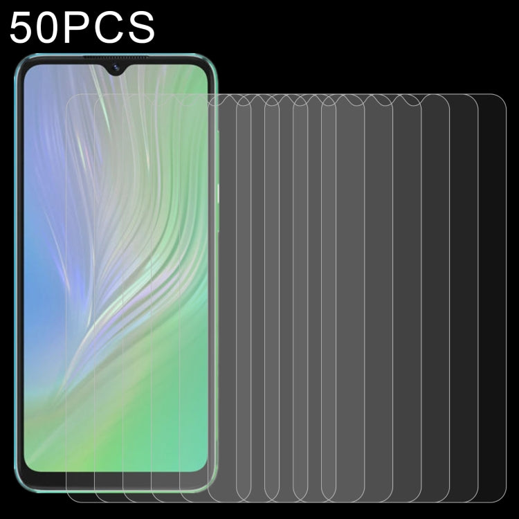 50 pellicole in vetro temperato da 0,26 mm 9H 2,5D, For Ulefone Armor X10 (50 PCS), For Oukitel WP16 (50 PCS), For Wiko T3 (50 PCS), For Blackview A55 (50 PCS), For Doogee V20 5G (50 PCS), For Oukitel K15 Pro (50 PCS), For Ulefone Note 13P (50 PCS)    ...