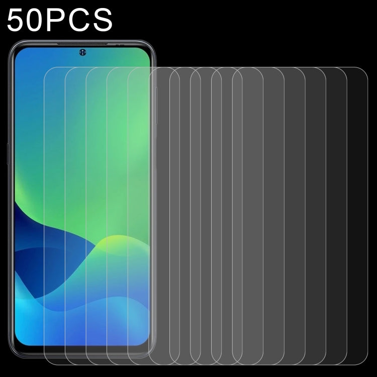 50 pellicole in vetro temperato da 0,26 mm 9H 2,5D, For Ulefone Armor X10 (50 PCS), For Oukitel WP16 (50 PCS), For Wiko T3 (50 PCS), For Blackview A55 (50 PCS), For Doogee V20 5G (50 PCS), For Oukitel K15 Pro (50 PCS), For Ulefone Note 13P (50 PCS)    ...