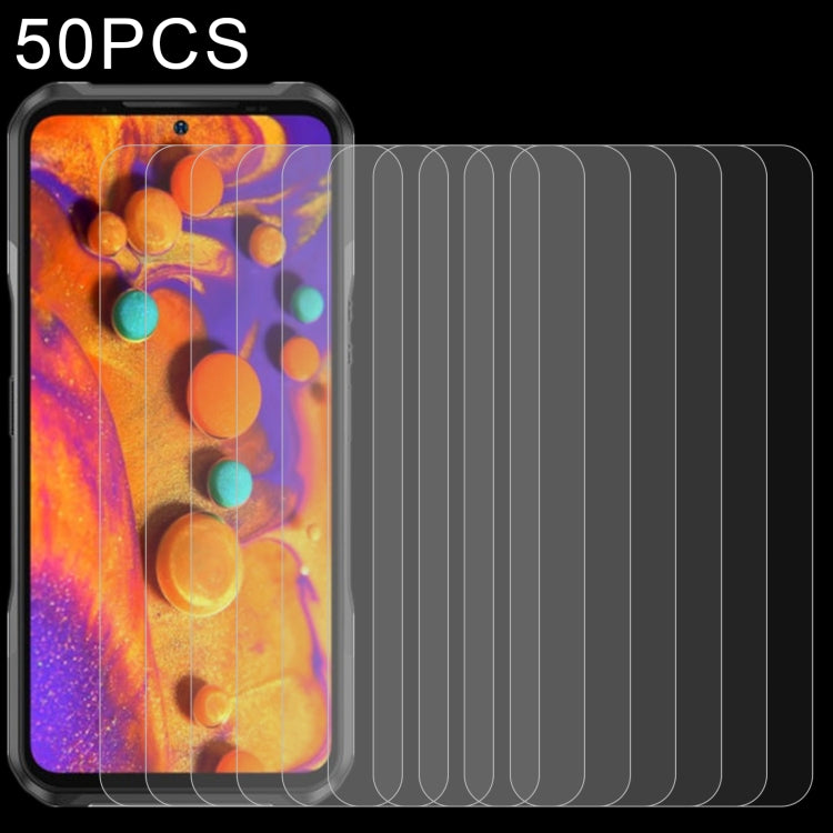 50 pellicole in vetro temperato da 0,26 mm 9H 2,5D, For Ulefone Armor X10 (50 PCS), For Oukitel WP16 (50 PCS), For Wiko T3 (50 PCS), For Blackview A55 (50 PCS), For Doogee V20 5G (50 PCS), For Oukitel K15 Pro (50 PCS), For Ulefone Note 13P (50 PCS)    ...