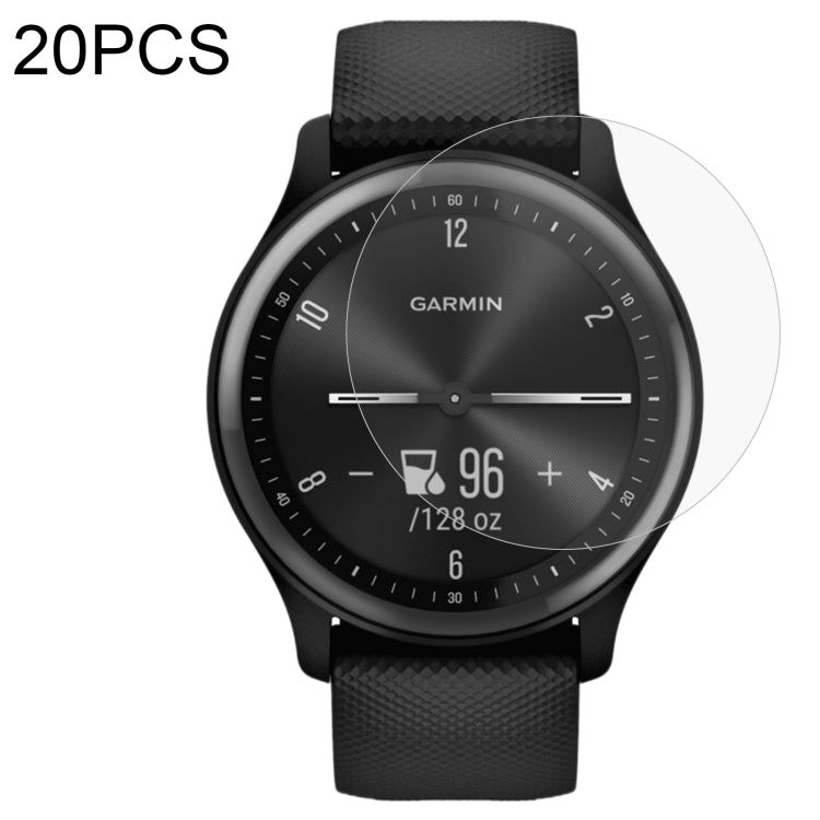 10 pellicole protettive per schermo in vetro temperato da 0,26 mm 2,5D 9H, For GarminMove Sport (20 PCS), For Garmin Epix (10 PCS), For Garmin Fenix 7S (10 PCS)