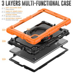 Custodia per tablet in silicone + supporto per PC, For Lenovo M10 Plus X606F