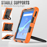 Custodia per tablet in silicone + supporto per PC, For Lenovo M10 Plus X606F