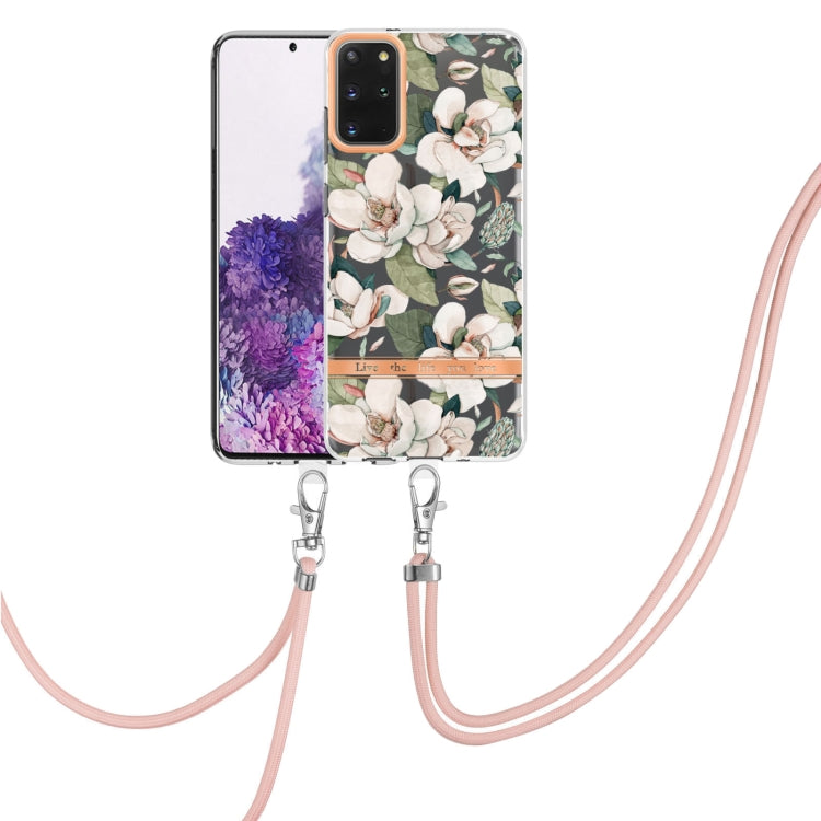 Custodia per telefono in TPU serie Flowers con cordino, For Samsung Galaxy S20+ 5G, For Samsung Galaxy S20 Ultra 5G, For Samsung Galaxy S20 FE 5G / 4G, For Samsung Galaxy A02s 166mm