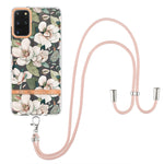 Custodia per telefono in TPU serie Flowers con cordino, For Samsung Galaxy S20+ 5G, For Samsung Galaxy S20 Ultra 5G, For Samsung Galaxy S20 FE 5G / 4G, For Samsung Galaxy A02s 166mm