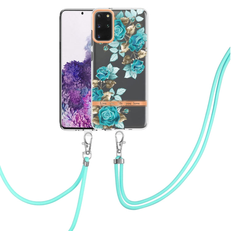 Custodia per telefono in TPU serie Flowers con cordino, For Samsung Galaxy S20+ 5G, For Samsung Galaxy S20 Ultra 5G, For Samsung Galaxy S20 FE 5G / 4G, For Samsung Galaxy A02s 166mm