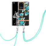 Custodia per telefono in TPU serie Flowers con cordino, For Samsung Galaxy S20+ 5G, For Samsung Galaxy S20 Ultra 5G, For Samsung Galaxy S20 FE 5G / 4G, For Samsung Galaxy A02s 166mm