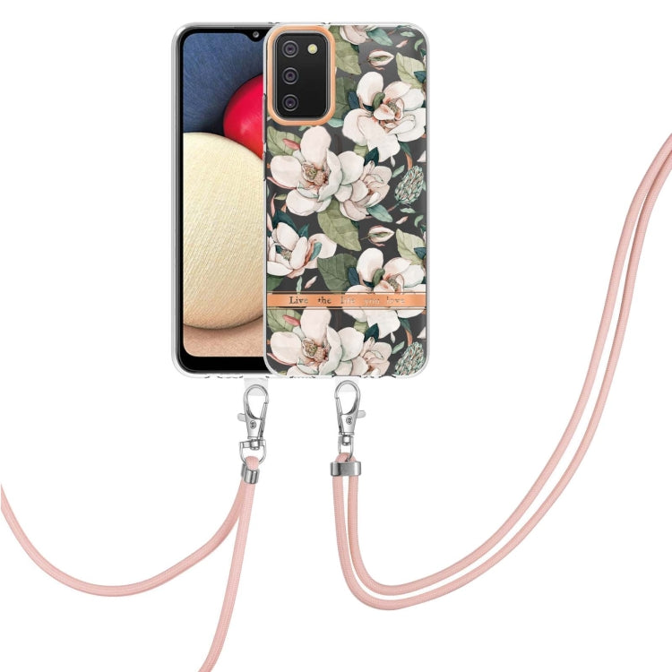 Custodia per telefono in TPU serie Flowers con cordino, For Samsung Galaxy S20+ 5G, For Samsung Galaxy S20 Ultra 5G, For Samsung Galaxy S20 FE 5G / 4G, For Samsung Galaxy A02s 166mm