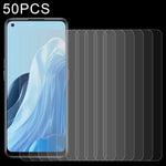 50 pellicole in vetro temperato da 0,26 mm 9H 2,5D, For OPPO Reno7 Z 5G / Reno7 5G (50 PCS), For Xiaomi Redmi Note 11E (50 PCS)