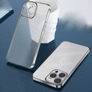 Custodia per telefono smerigliata semitrasparente serie KSTDESIGN Wing Plating, For iPhone 12, For iPhone 12 Pro, For iPhone 12 Pro Max, For iPhone 13 Pro, For iPhone 13 Pro Max