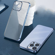 Custodia per telefono smerigliata semitrasparente serie KSTDESIGN Wing Plating, For iPhone 12, For iPhone 12 Pro, For iPhone 12 Pro Max, For iPhone 13 Pro, For iPhone 13 Pro Max