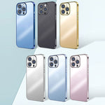Custodia smerigliata semitrasparente per iPhone 12 Pro Max