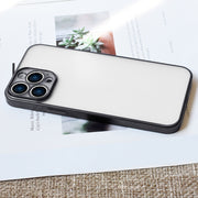 Custodia per telefono smerigliata semitrasparente serie KSTDESIGN Wing Plating, For iPhone 13