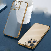 Custodia per telefono smerigliata semitrasparente serie KSTDESIGN Wing Plating, For iPhone 13